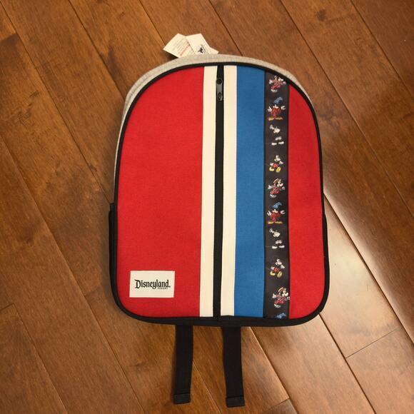 NWT Disneyland Resort‎ Authentic Park Exclusive Black Backpack MICKEY Mouse - Picture 1 of 7